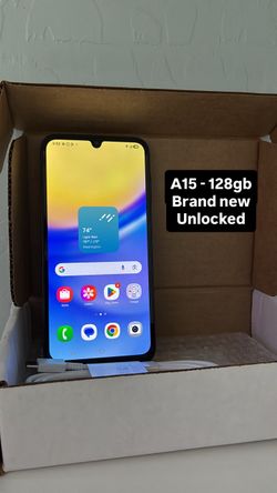 Samsung A15 128gb. Brand New And Unlocked!