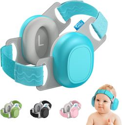 Baby Ear Muffs for Noise Protection-Lightweight 24dB Noise Cancelling Headphones for Infants&Toddlers(3–48 Months) - Safe fit & Comfort 