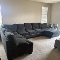 Living Spaces Sectional Sofa With Chaise 