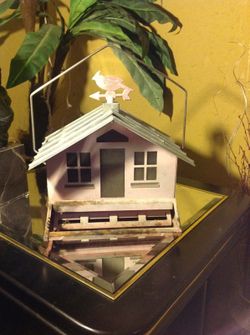 Tin Birdscape bird feeder
