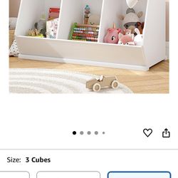 White Toy Chest |Book Case $60 Original Price $95