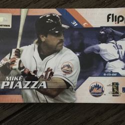Mike Piazza - 2002 Flipp Book - NY Mets