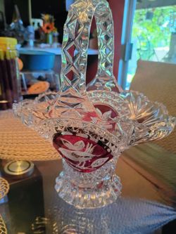 Hofbauer ( Byrdes) crystal basket