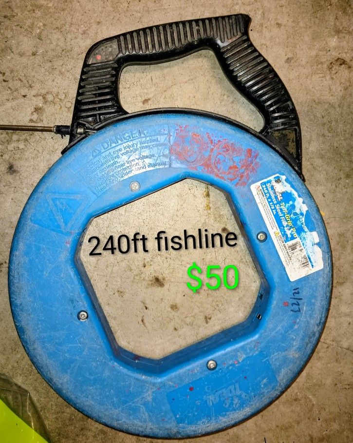 240ft Fishline-used-electrical Conduit