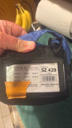 SZ429 sz 429 high performance ice snow tire cable chains NEW