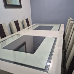  Dining Table + 8 Chairs 