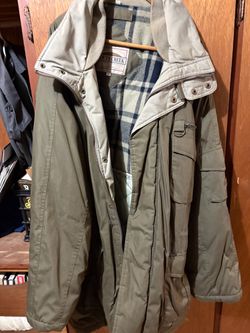 South Creek Grizzly jacket in olive green.