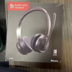 Dytole Wireless Headset with Microphone for PC, Bluetooth