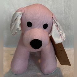 2013 Aden Anais Pink Musy Mate Bamboo Puppy Dog Plush New With Tag 7°