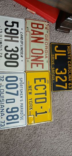 Replica Famous Lisence Plates