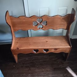 Bench And Older End Table