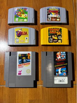 NES and N64 game lot