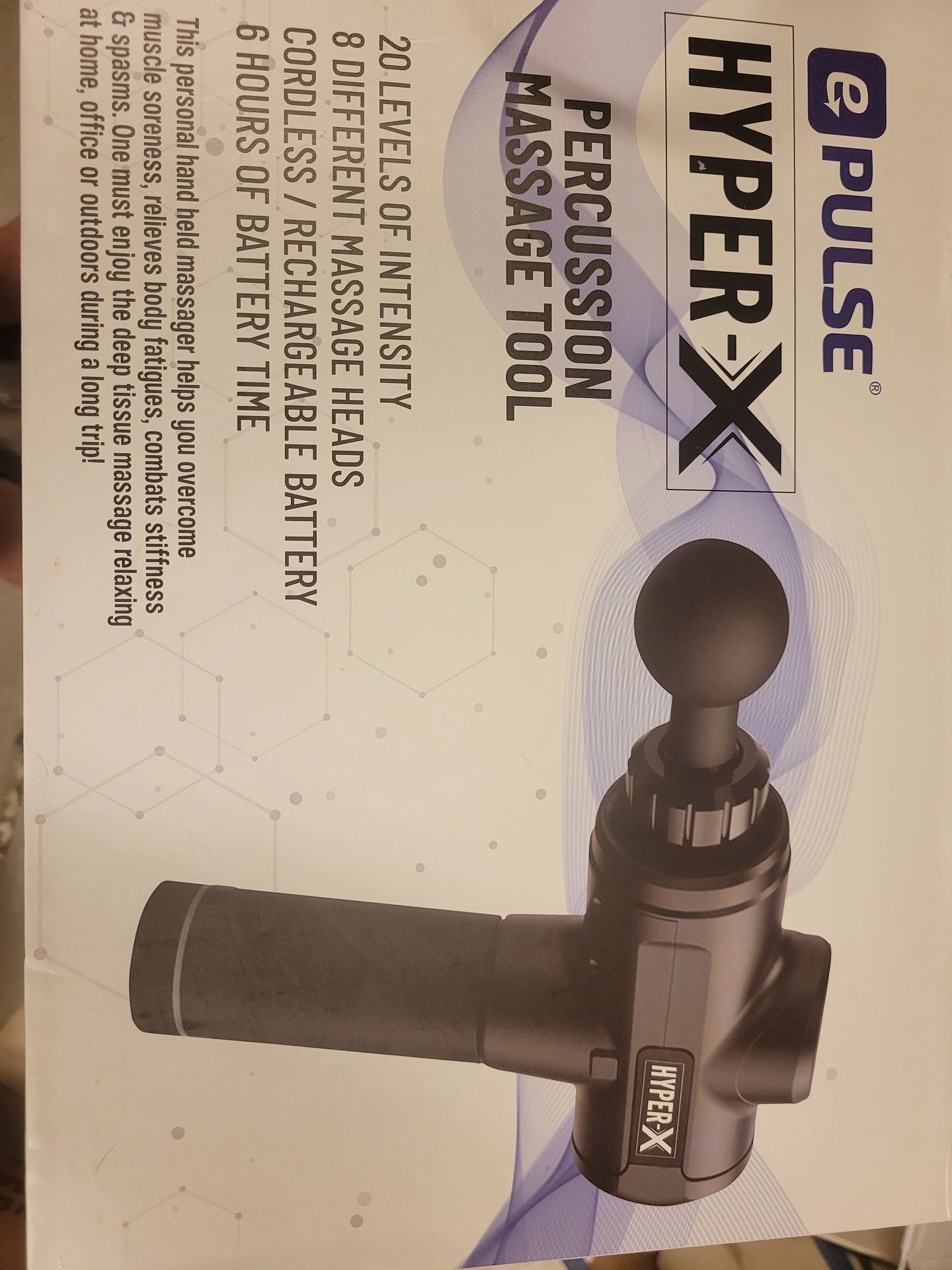 E Pulse Hyper-X Percussion Massage Tool