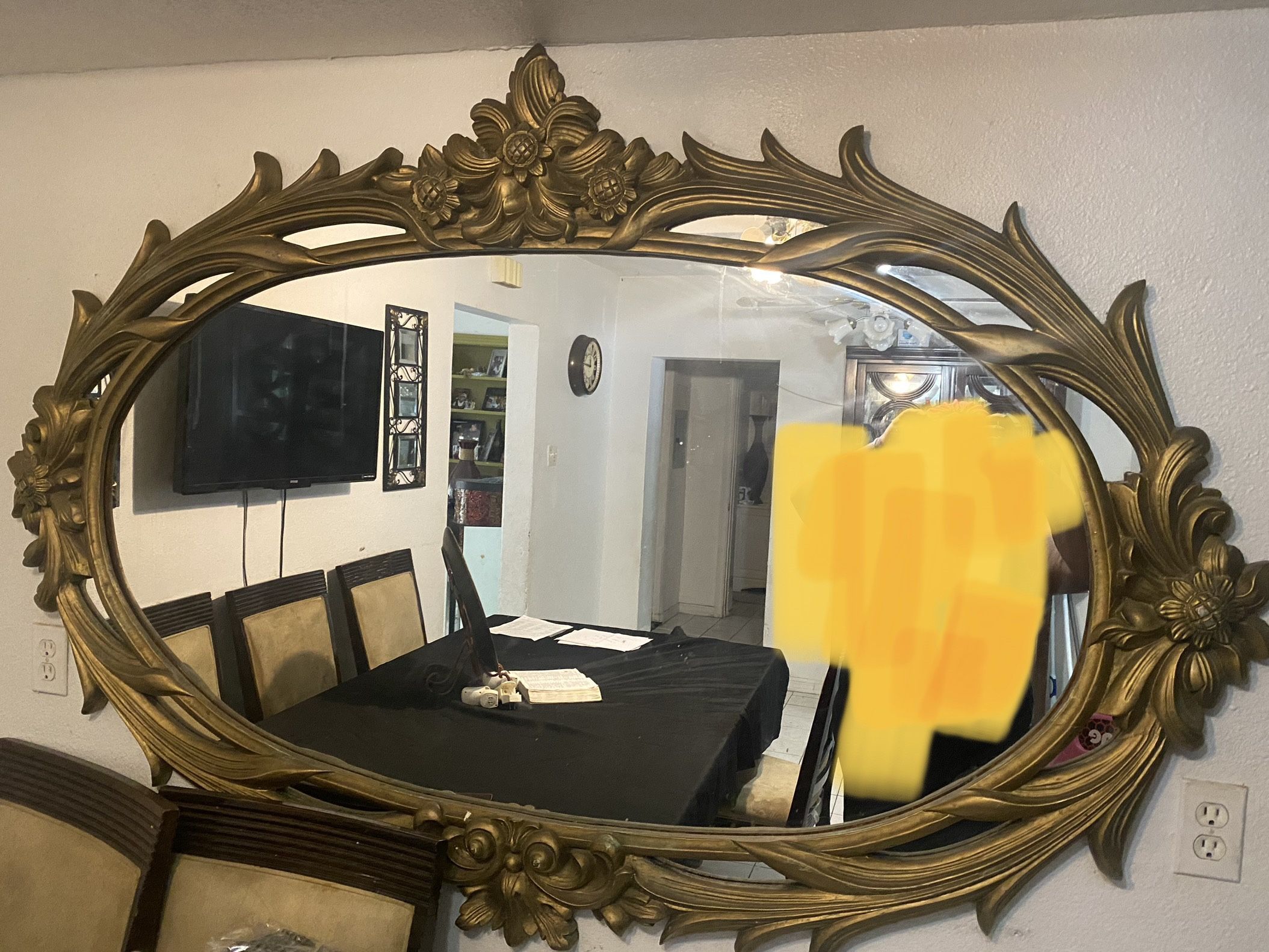 Gold Antique Mirror 