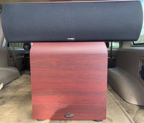 Paradigm High End Subwoofer and Center Channel Speaker 