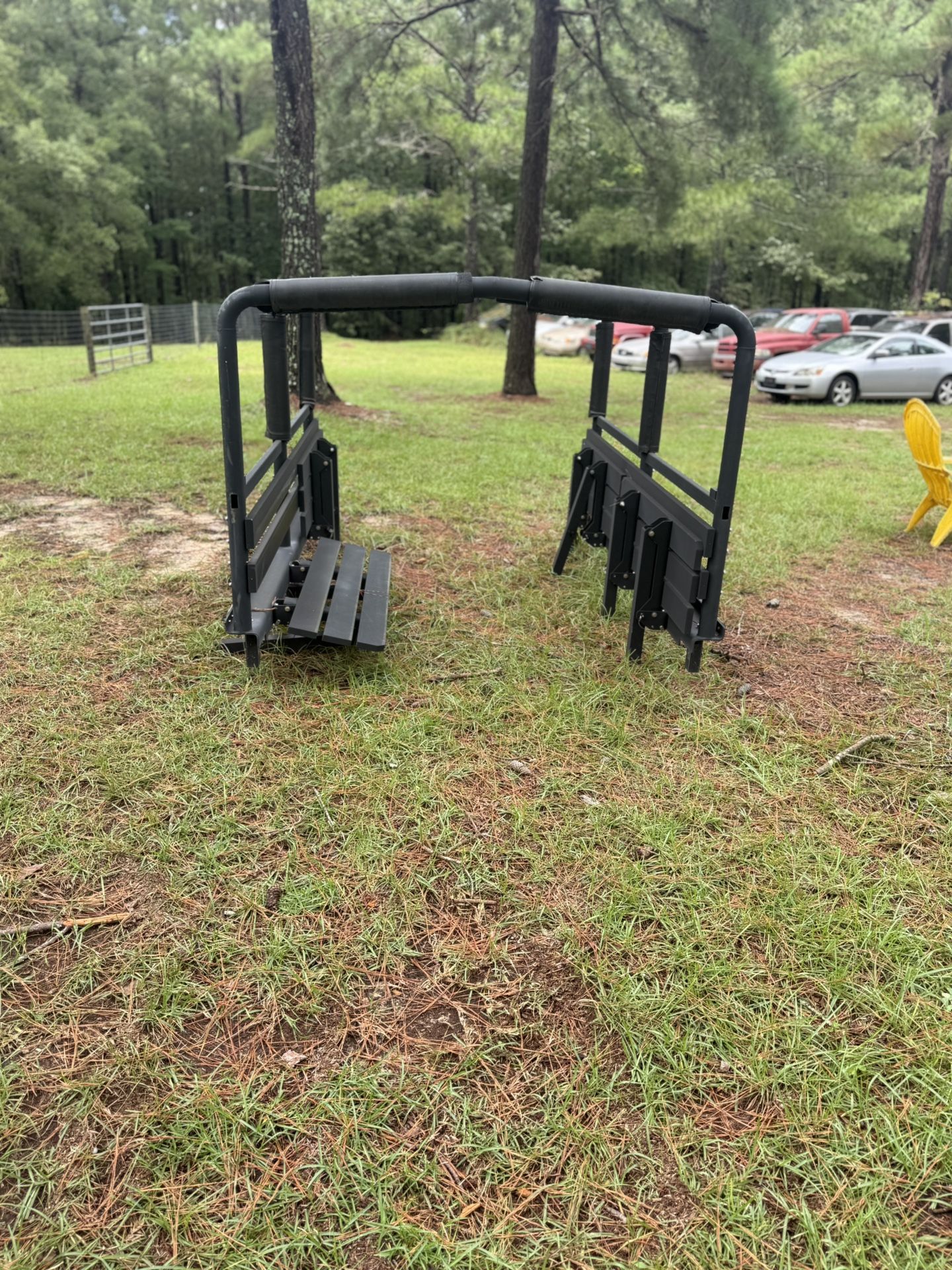 “Pair of Military Vehicle Rear Troop Seats