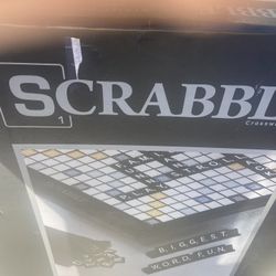 Giant scrabble board game