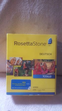 Rosetta Stone German version 4 Levels 1 to 5. Brand new.