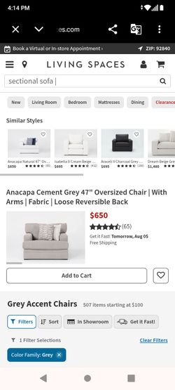 Anacapa oversized  chair