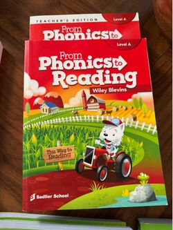 Phonics to reader Teacher Edition and Child’s workbook