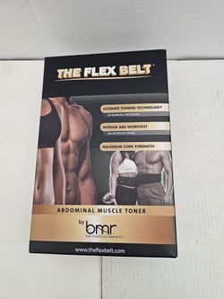 The Flex Belt Abdominal Muscle Toner System (Fits 24"-47") - Used Once!