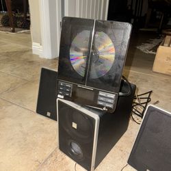 Pre-owned Vertical Cd / MP3  Micro System NXT Player Speakers