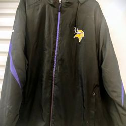 NFL Minnesota Vikings On Field Jacket Size Extra Large
