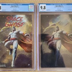 Space Ghost 1 (CGC 9.8) Bjorn Barends Variant Cover C

&
Space Ghost 1 (CGC 9.8) Bjorn Barends Virgin Variant Cover M