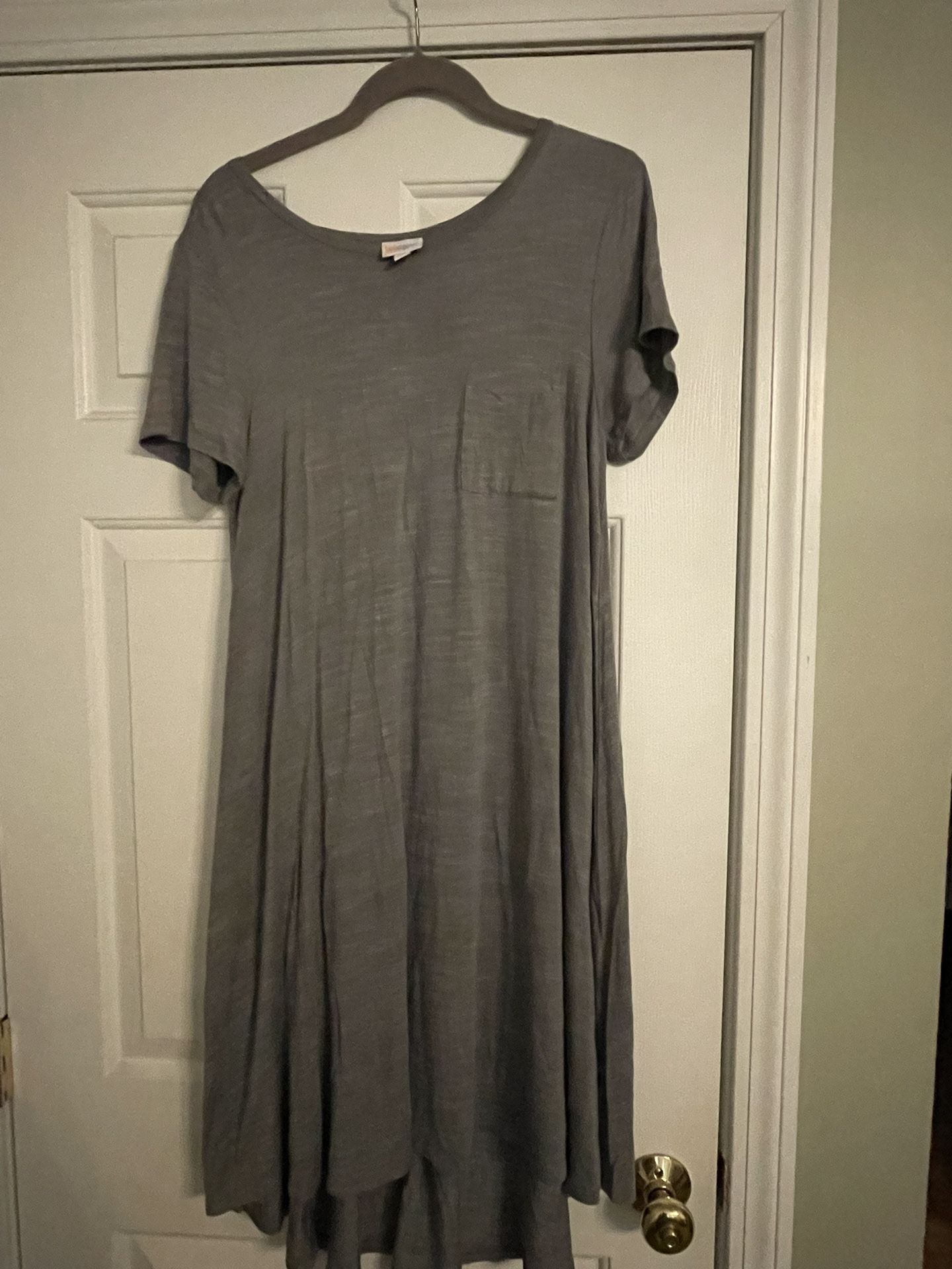 LulaRoe Simply Comfortable Grey Dress