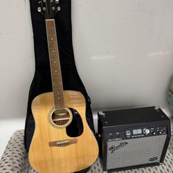 Guitar and amp