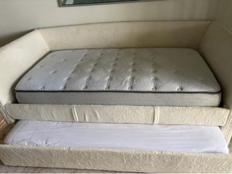 Double bed with 2 mattress included