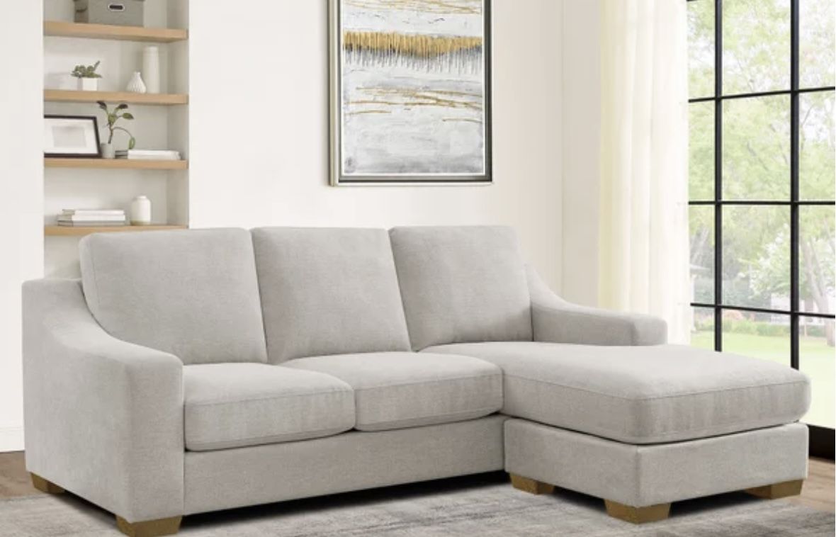 Thomasville Sofa With Reversible Chaise