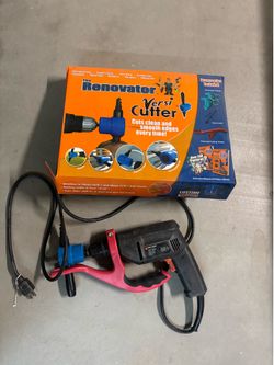 Renovator cutting kit with included 3/8 drill