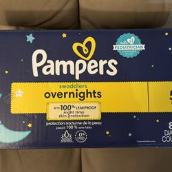 Pampers Swaddlers Overnights Diapers  - Size 5 - 88ct
