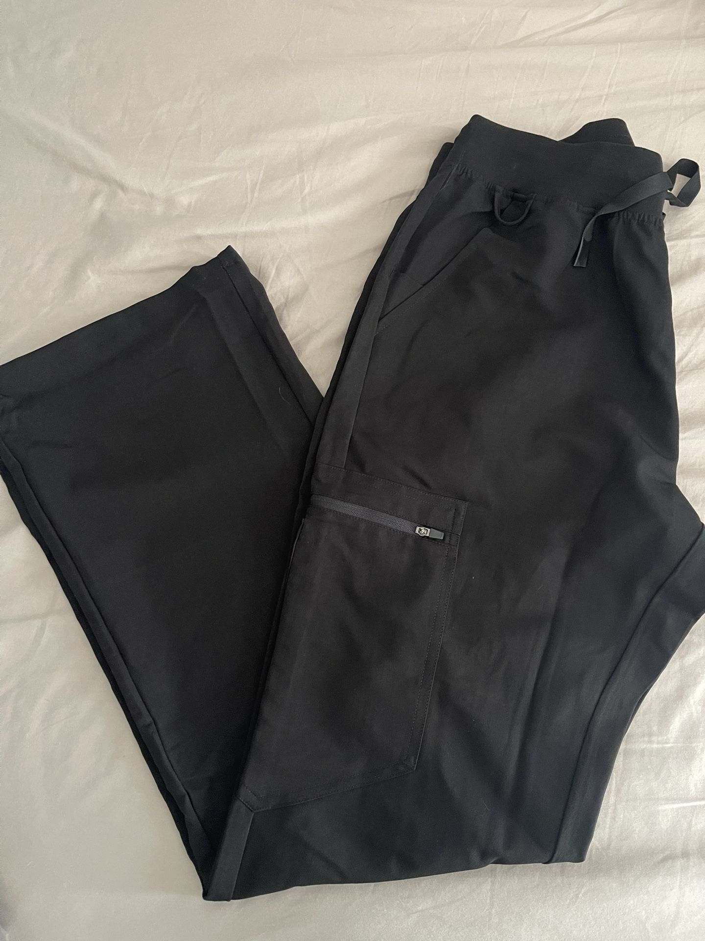 Brand New Airmed Flare Scrub Pants Black XL Petite