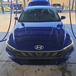 2025 Hyundai Elentra Blue Hybrid 