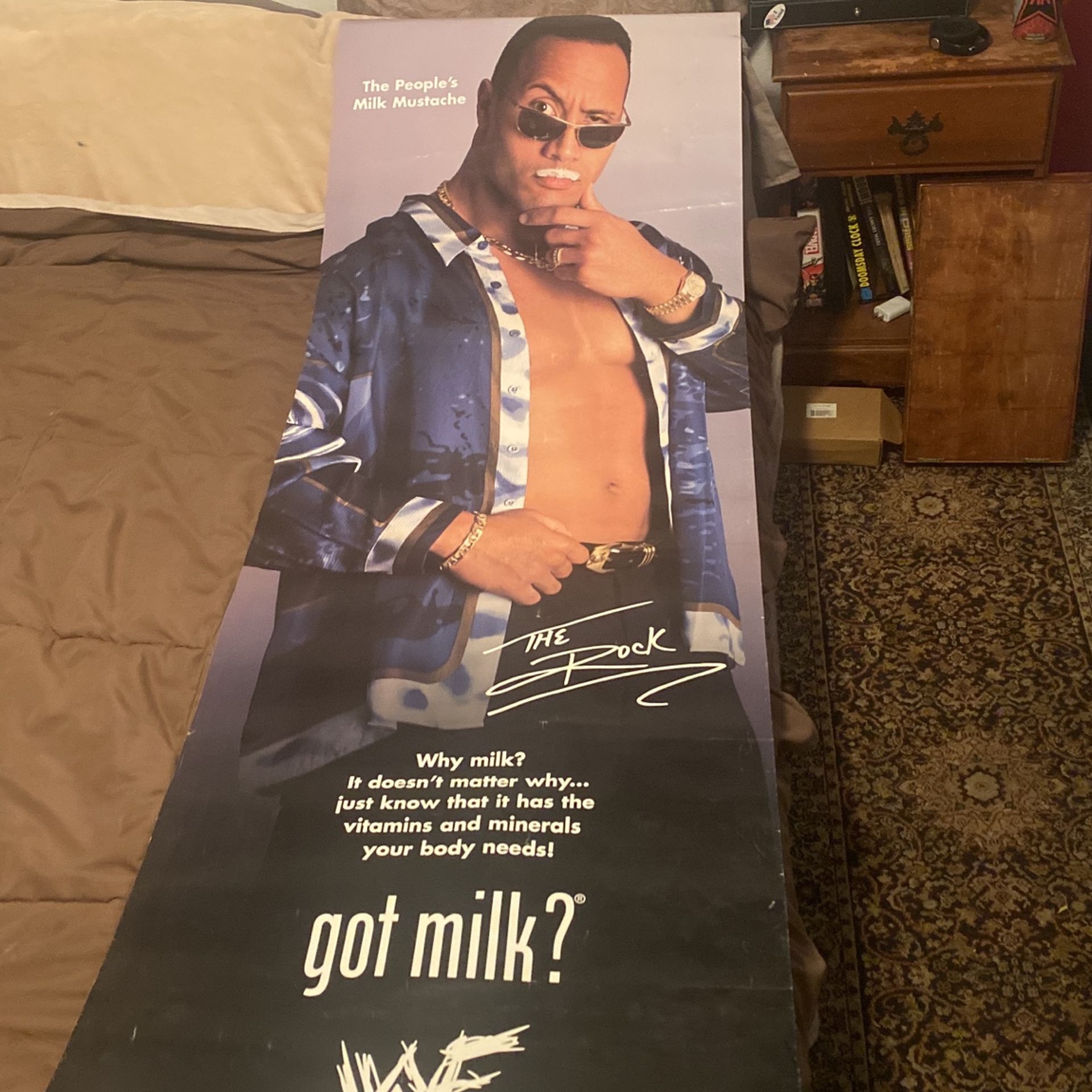 The Rock “got Milk Poster”