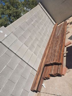 8 ft and 10 ft Stained Lumber