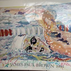 1984 Olympic Swimmer By James Paul Brown
