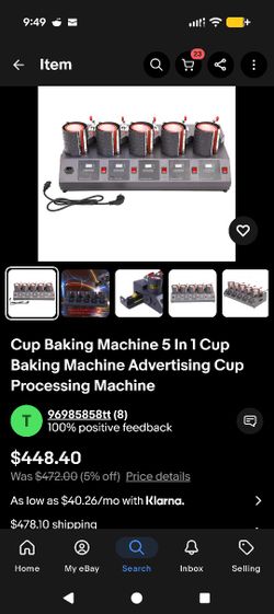Cup Baking Machine 5 In 1 Cup Baking Machine Advertising Cup Processing Machine