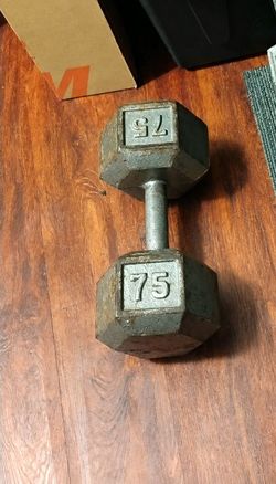 75lb dumbell