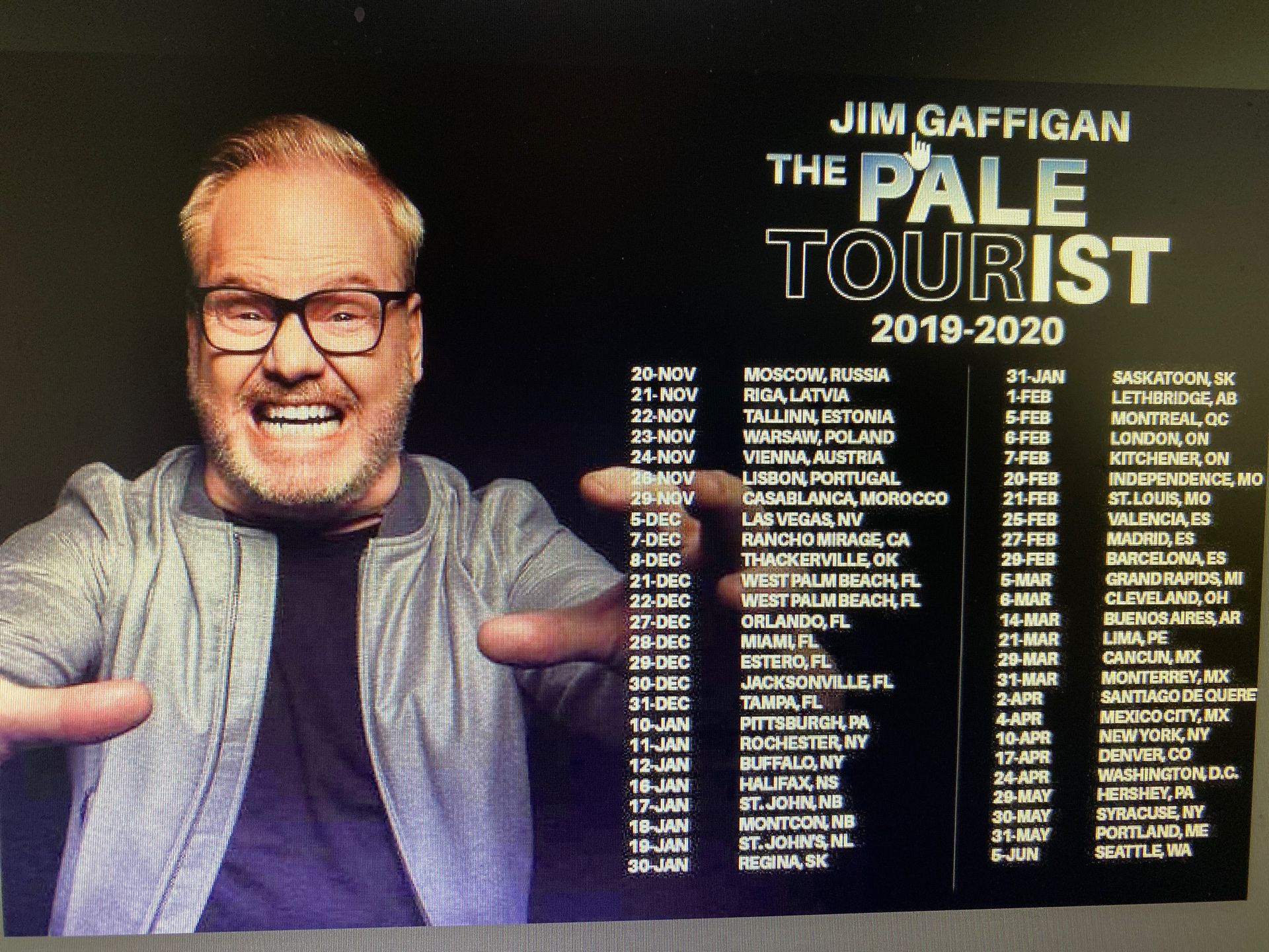 Jim Gaffigan: Pale Tourist Tour