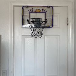 This Is A Lakers Mini Hoop and It Is In Very Good Condition 
