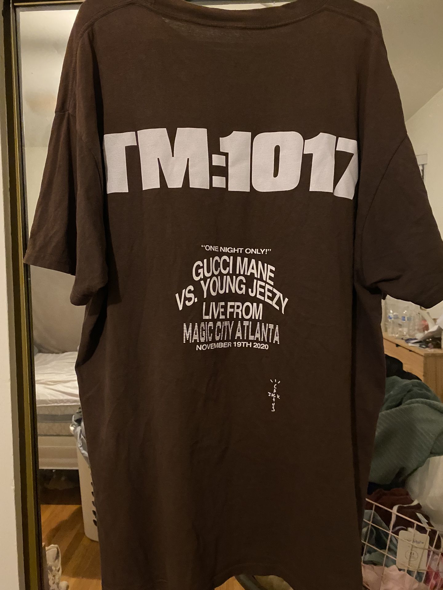 Travis Scott Catctus Jack 1017 T-Shirt Jeezy Vs Gucci Mane for 