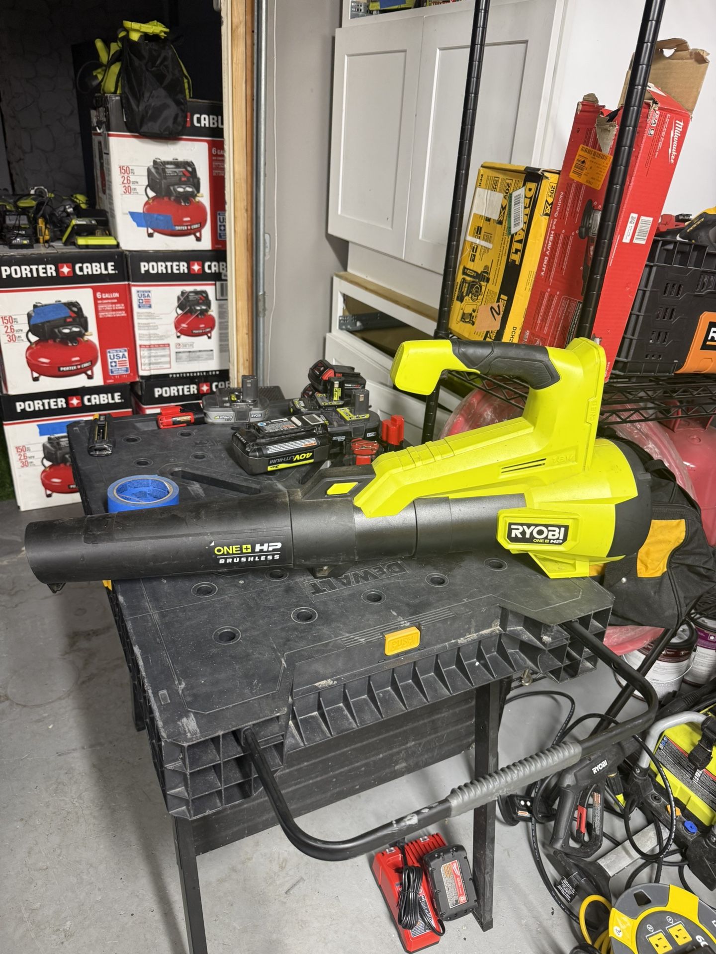 Ryobi 135 MPH 440 CFM 8 Amp Corded Electric Jet Fan Leaf Blower