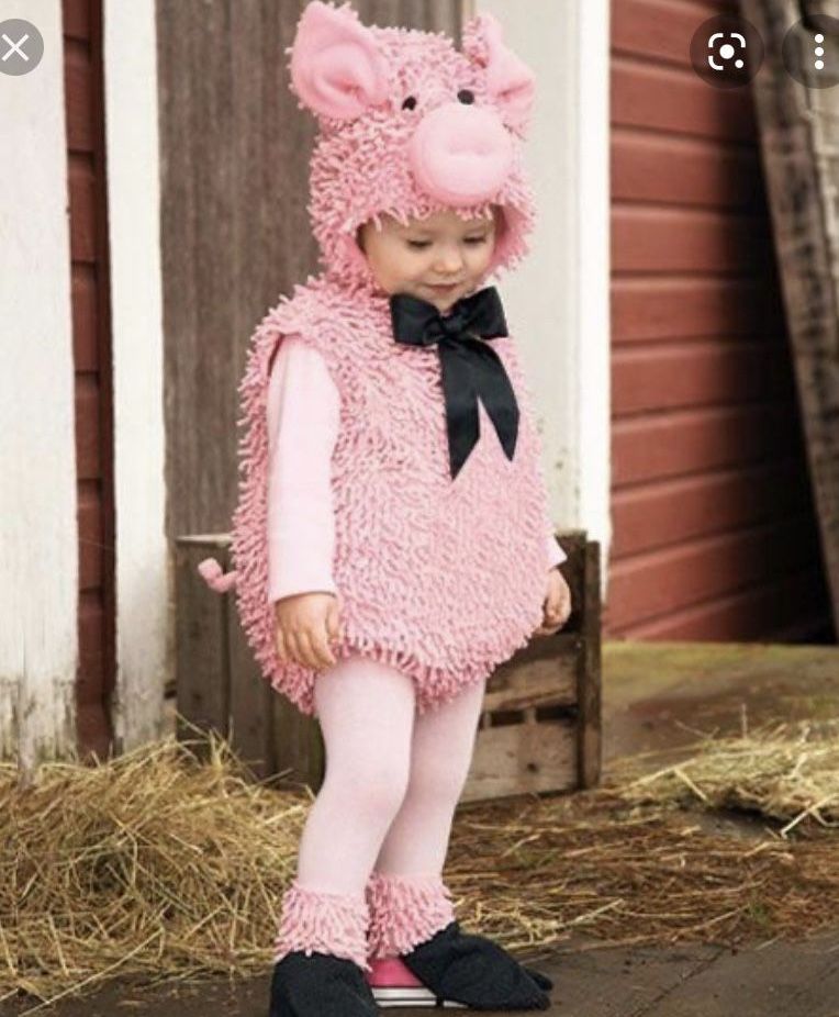Squiggly Piggy Toddler Costume (2 Available For Twins!)