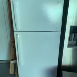 White refrigerator clean