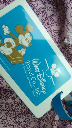 Set of 7 LUGGAGE TAGS Disney World