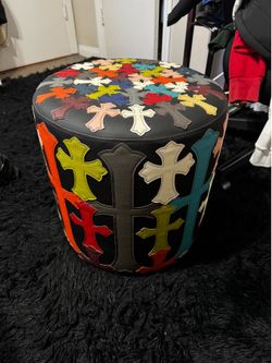 Chrome heart stools