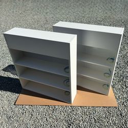 NEW OmySalon 3-Tier Organizer Shelf w/ LED Lighting Set of 2
